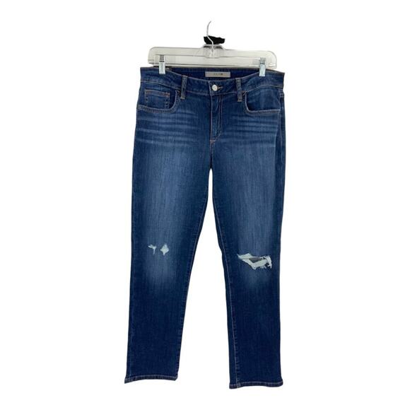 Joe's Jeans Lara Mid Rise Straight Ankle Jeans Size 27 NWT $189 MSRP - Picture 3 of 7